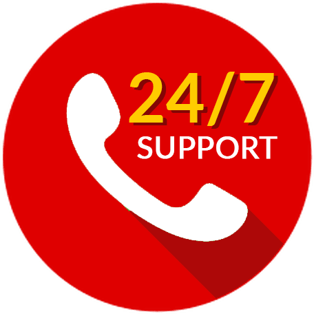 24x7 support